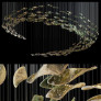 PS1544 CHANDELIER GLASS FLAKES