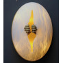 PS1785 EGG ALABASTER SCONCE