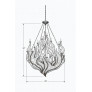 QZ770 OR JERUSALEM CRYSTAL CHANDELIER