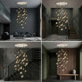 PS9118 CLEO BUBBLE STAIRCASE CHANDELIER