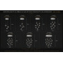 PS9118 CLEO BUBBLE STAIRCASE CHANDELIER
