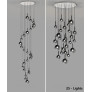 PS9118 CLEO BUBBLE STAIRCASE CHANDELIER