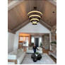 PS9002 ALABASTER SPIRAL CHANDELIER