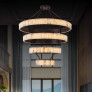 PS9002 ALABASTER SPIRAL CHANDELIER