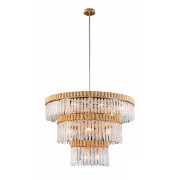 AMAJC-9007 CRYSTAL ICICLE EIGHTEEN-LIGHT PENDANT