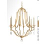 AMAJC-8877 GOLD-LEAF AND CRYSTAL