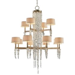 AMAJC-8884 CASCADING CRYSTAL WATERFALL TWELVE-LIGHT