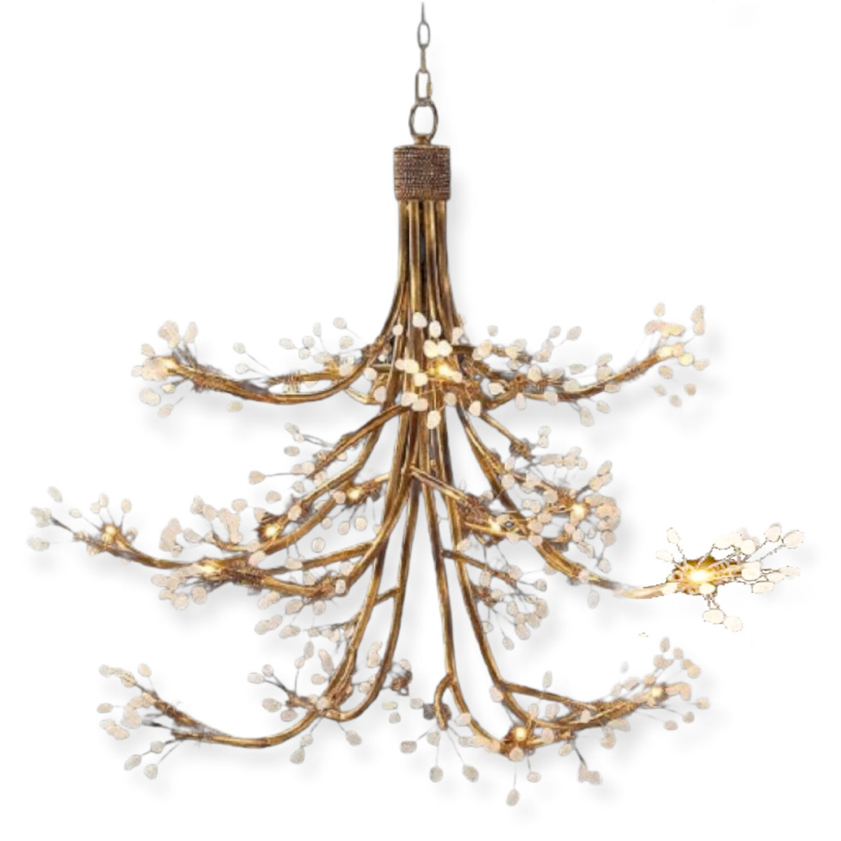AMAJC-9064 EIGHT-ARM ASYMMETRICAL CHANDELIER