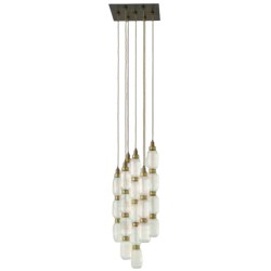 IQ21026 BALLET CHANDELIER BRONZED CHROMED