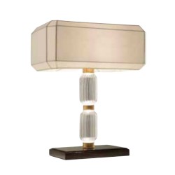 IQ21027 BALLET TABLE LAMP BRONZED CHROMED