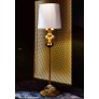 IQ21028 LESCOT FLOOR LAMP BRONZED CHROMED