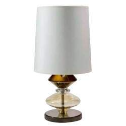 IQ21029 LESCOT TABLE LAMP BRONZED CHROMED