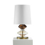 IQ21029 LESCOT TABLE LAMP BRONZED CHROMED