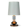 IQ21029 LESCOT TABLE LAMP BRONZED CHROMED