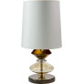 IQ21029 LESCOT TABLE LAMP BRONZED CHROMED