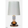 IQ21030 LESCOT TABLE LAMP 2 BRONZED CHROMED