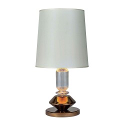 IQ21030 LESCOT TABLE LAMP 2 BRONZED CHROMED