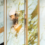 IQ21034 FLUXUS WALL SCONCE BRONZED CHROMED