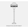 IQ21052 HONORIA GALLA PLACIDIA FLOOR LAMP