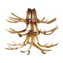 IQ2266 BLOWN GLASS ANTLER CHANDELIER