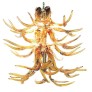 IQ2266 BLOWN GLASS ANTLER CHANDELIER