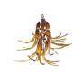 IQ2266 BLOWN GLASS ANTLER CHANDELIER