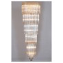 IQ2321 TRANSPARENT ITALIAN MURANO GLASS CHANDELIER