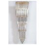 IQ2321 TRANSPARENT ITALIAN MURANO GLASS CHANDELIER