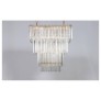 IQ2322 ITALIAN MURANO GLASS RECTANGULAR CHANDELIER