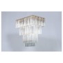 IQ2322 ITALIAN MURANO GLASS RECTANGULAR CHANDELIER