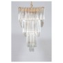 IQ2322 ITALIAN MURANO GLASS RECTANGULAR CHANDELIER