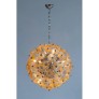 IQ2323 GOLD ITALIAN MURANO GLASS SPUTNIK CHANDELIER