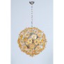 IQ2323 GOLD ITALIAN MURANO GLASS SPUTNIK CHANDELIER