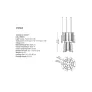 IQ2328 KALÌ PAOLO CASTELLI CHANDELIER