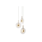 IQ2329 GOLDEN DISC PAOLO CASTELLI PENDANT LAMP