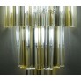 IQ2338 A PAIR OF MURANO GLASS TRIEDRI WALL SCONCES