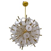 IQ2468 MODERNIST HANDBLOWN PENDANT CHANDELIER