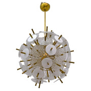 IQ2468 MODERNIST HANDBLOWN PENDANT CHANDELIER