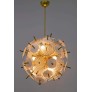 IQ2468 MODERNIST HANDBLOWN PENDANT CHANDELIER