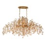 IQ2470 CAMPOBASSO 10-LIGHT OVAL CHANDELIER