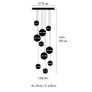 IQ2793 POSTKRISI CHANDELIER SUSPENSION