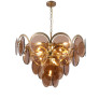 IQ2822 LARGE SMOKED CHANDELIER