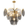IQ2822 LARGE SMOKED CHANDELIER