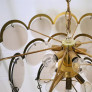 IQ2822 LARGE SMOKED CHANDELIER