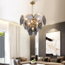 IQ2822 LARGE SMOKED CHANDELIER