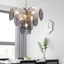 IQ2822 LARGE SMOKED CHANDELIER