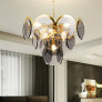 IQ2822 LARGE SMOKED CHANDELIER