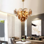 IQ2822 LARGE SMOKED CHANDELIER
