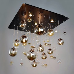 IQ2827 MIDNIGHT CRYSTAL CHANDELIER