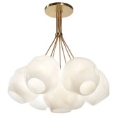 IQ2831 DIMPLE CLUSTER CHANDELIER